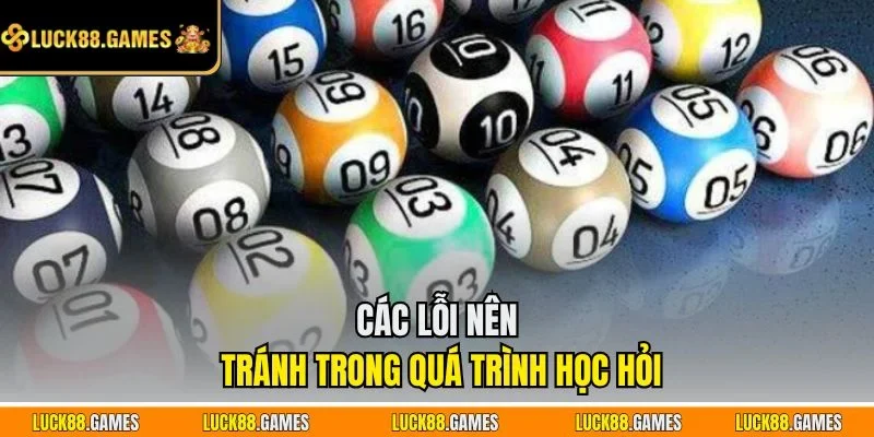 Các lỗi nên tránh trong quá trình học hỏi
